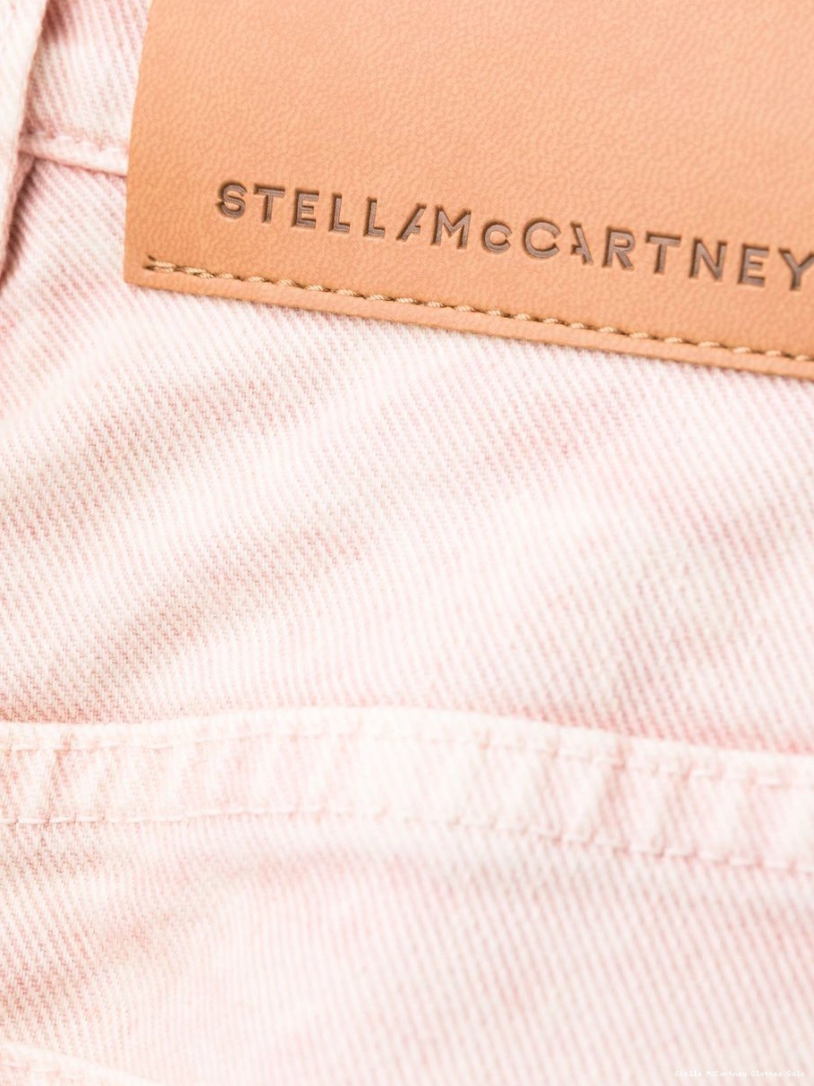 Cheap Women Stella jeans McCartney wide logo-tape 0727